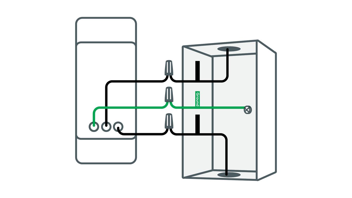 Neutral wire is not required to operate this switch