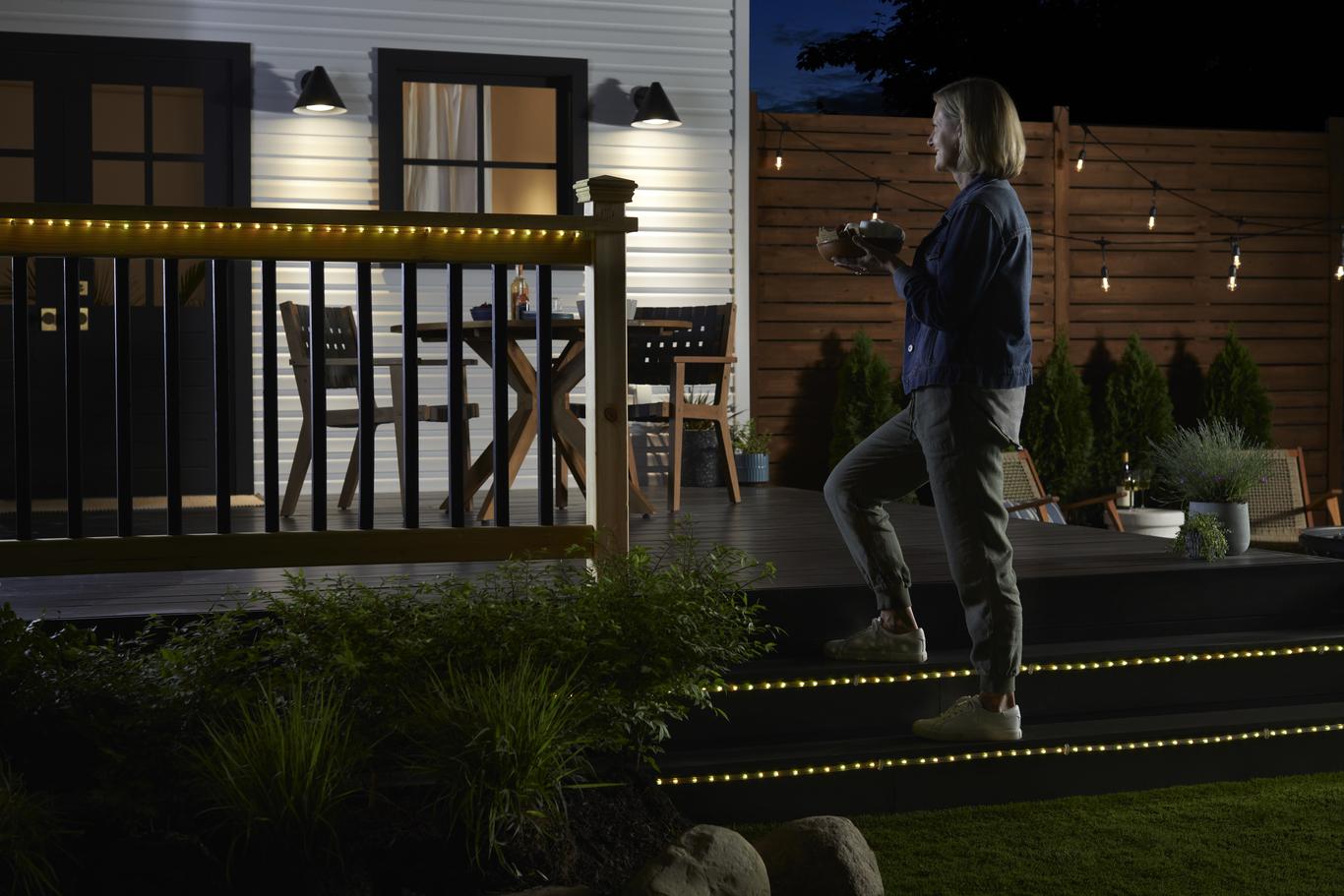 GE Rope Light Soft White 24W LED Outdoor Rated 40ft Plug-In Light Fixture