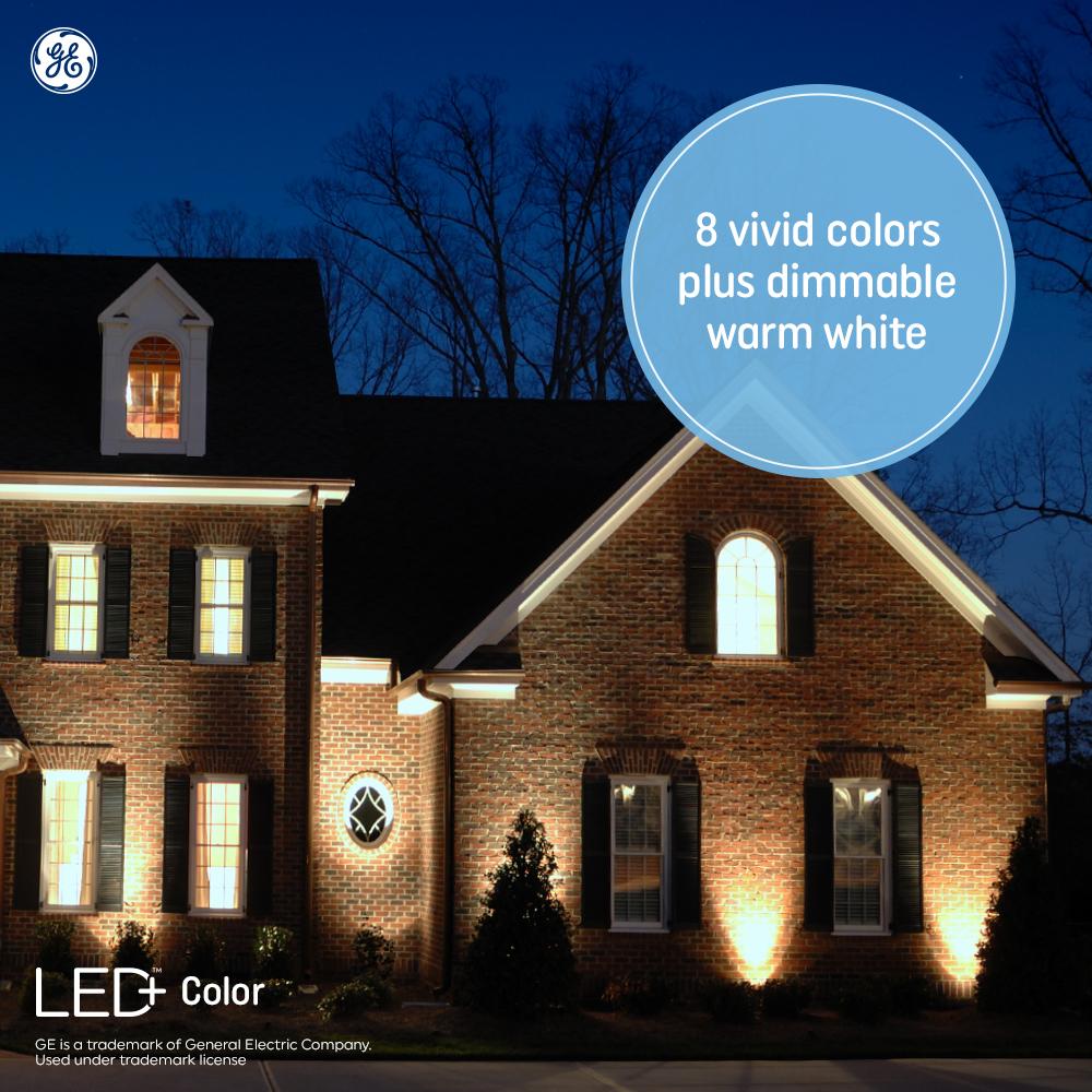 GE LED+ ColorChanging LED Outdoor Floodlights PAR38 Bulbs (1Pack)