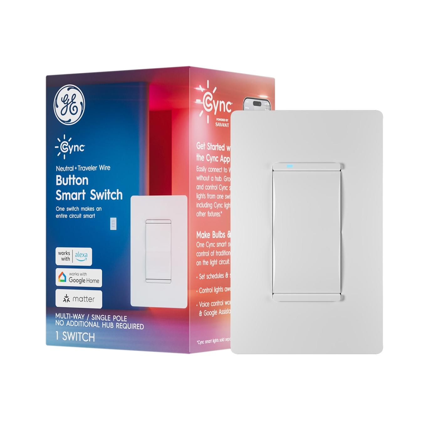 GE Cync On/Off Switch w Traveler