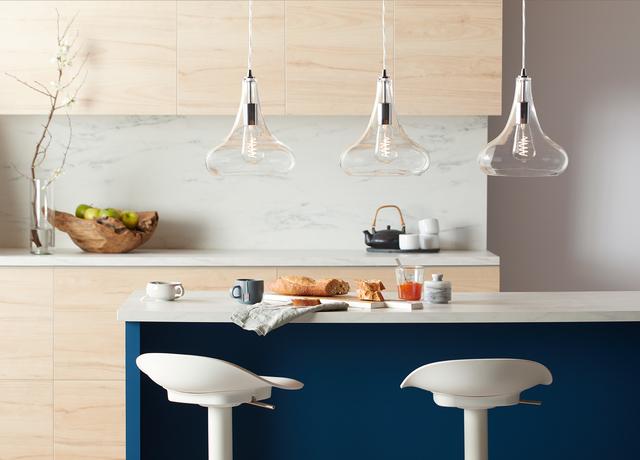 Vintage light in kitchen