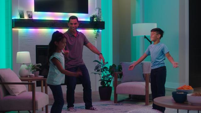 Dancing in the living room