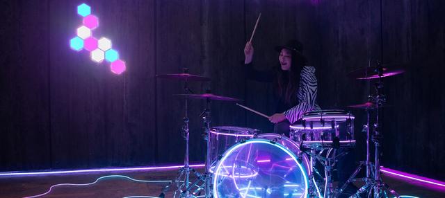 Dynamic Effects Hexagon Panels Drumset