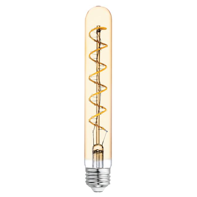 GE Vintage LED 60 Watt Replacement, Candlelight, T9 Deco - Tubular Bulb (1 Pack)