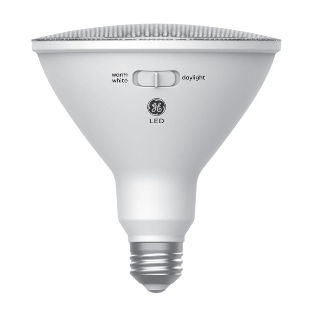 GE Ultra Bright LED 120 Watt Replacement, Daylight, PAR38 Outdoor Floodlight Bulbs (2 Pack)