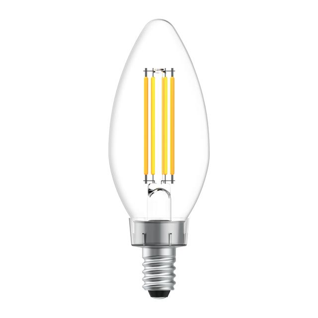 GE Classic LED 60 Watt Replacement, Soft White, B11 Deco - Candle Bulbs (6 Pack)