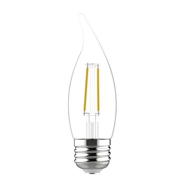 GE Classic LED 40 Watt Replacement, Soft White, CA11 Deco - Candle Bulbs (2 Pack)