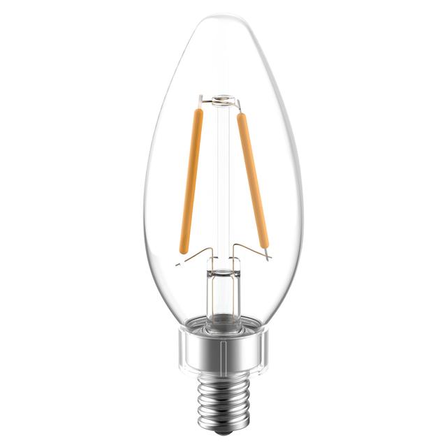 GE Reveal HD+ LED 40 Watt Replacement, Reveal, B11 Deco - Candle Bulbs (2 Pack)