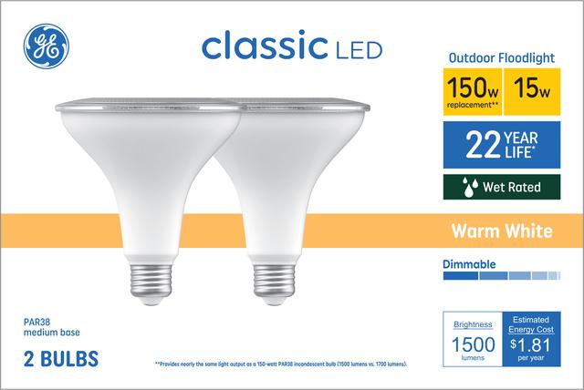150w discount par38 lumens