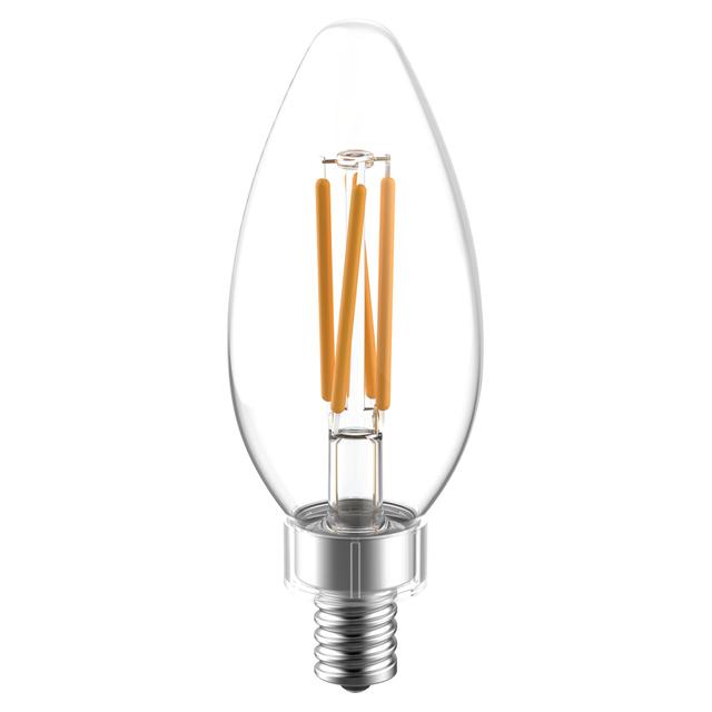 GE Reveal HD+ LED 60 Watt Replacement, Reveal, B11 Deco - Candle Bulbs (2 Pack)