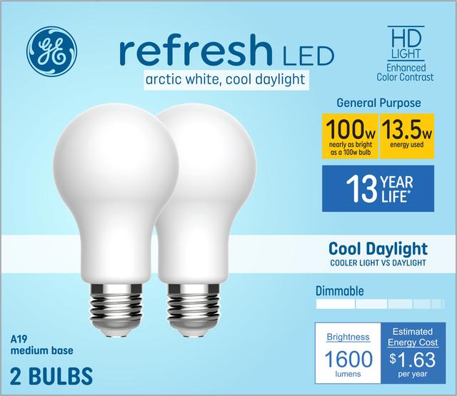 100 watt dimmable discount daylight led bulbs