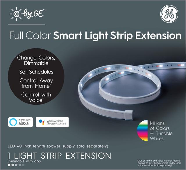 GE Cync Full Color Smart Light Strip Extension (40-Inch)