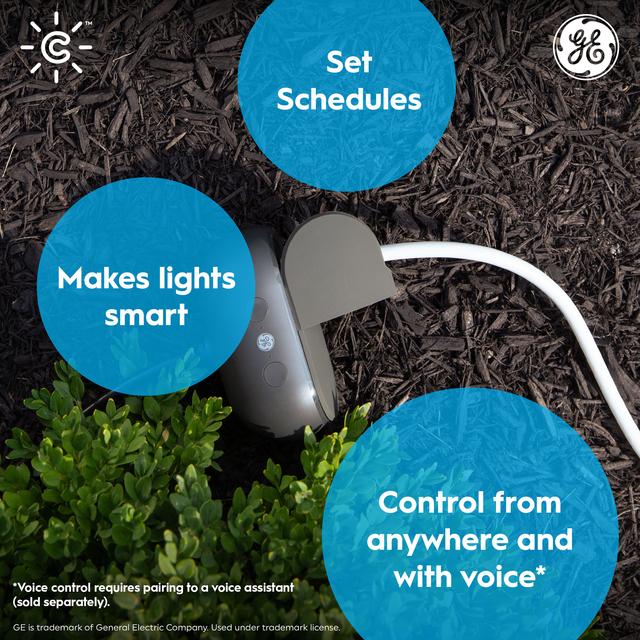 Product Image of GE CYNC Outdoor Smart Plug, WIFI Plug,  Alexa and Google Home Compatible, No Hub Required, 1-Pack