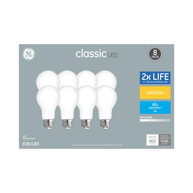 GE Soft White 60W Replacement LED Light Bulbs General