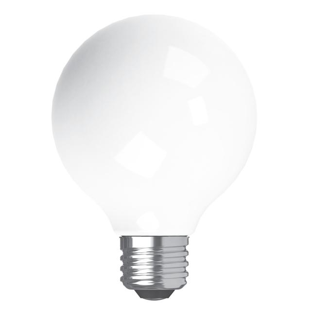 Product Image of GE Soft White 25W Replacement LED Light Bulbs Decorative Globe Medium Base White G25  (2-Pack)