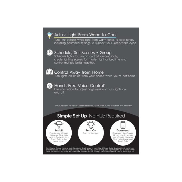 google home white light