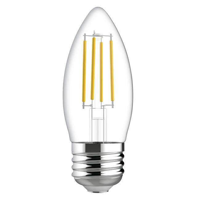 GE Refresh HD LED 60 Watt Replacement, Daylight, B11 Deco - Candle Bulbs (2 Pack)
