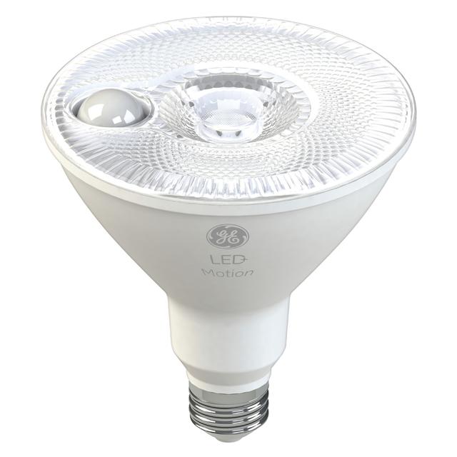 Product Image of GE Lighting LED+ Linkable Motion Bulb, LED Motion Sensor Security PAR38 Light Bulb, Outdoor Floodlight, 90W,  Warm White (1-Pack)