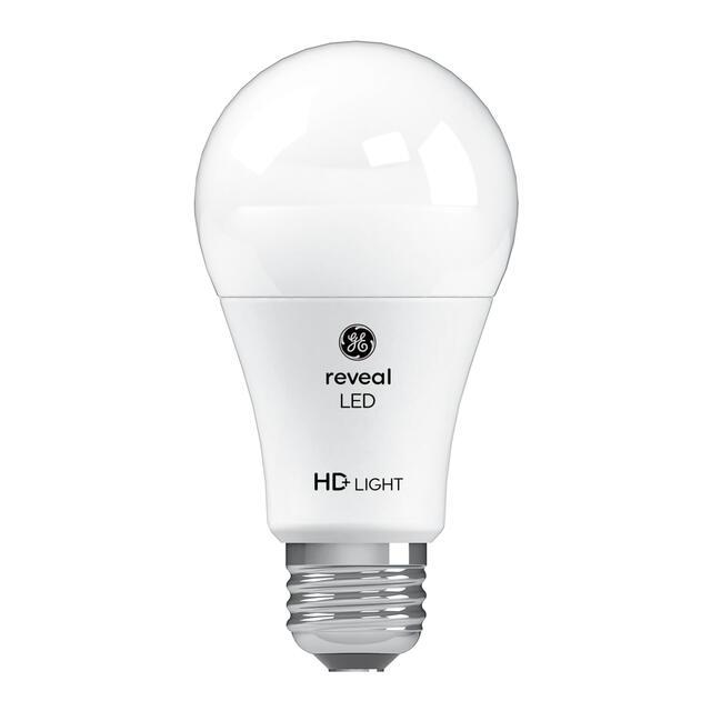 GE Reveal HD+ LED 40 Watt Replacement, Reveal, A19 General Purpose Bulbs (2 Pack)