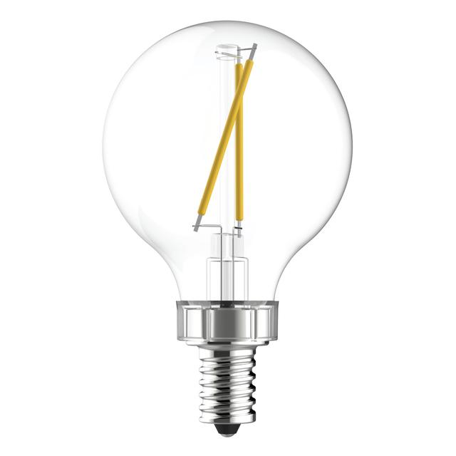 GE Classic LED 25 Watt Replacement, Daylight, G16.5 Vanity - Globe Bulb (1 Pack)