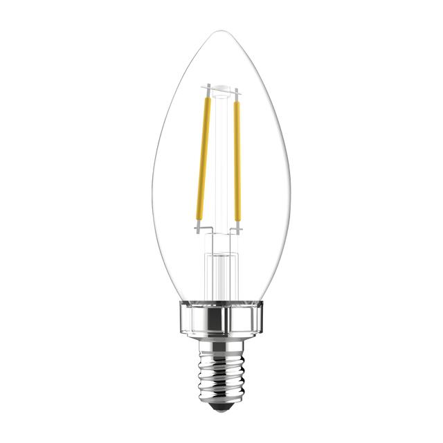 Product Image of GE Soft White 60-Watt Replacement Decorative Candelabra Base LED Light Bulbs (2-Pack)