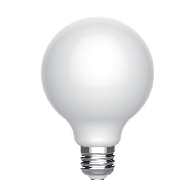 GE Relax HD LED 60 Watt Replacement, Soft White, G25 Vanity - Globe Bulbs (1 Pack)
