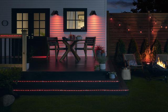 GE Rope Light Color-Changing 16W LED Outdoor Rated 20ft Plug-In Light Fixture