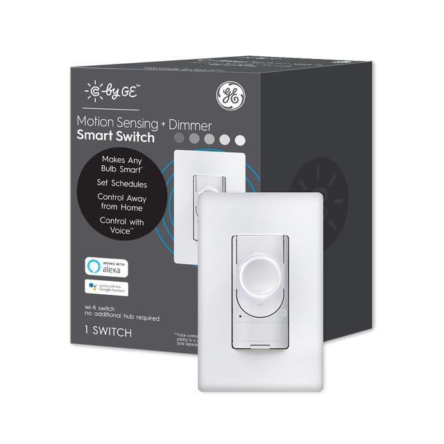 C By Ge 4 Wire Smart Switch Motion Sensing And Dimmer 1 Pack