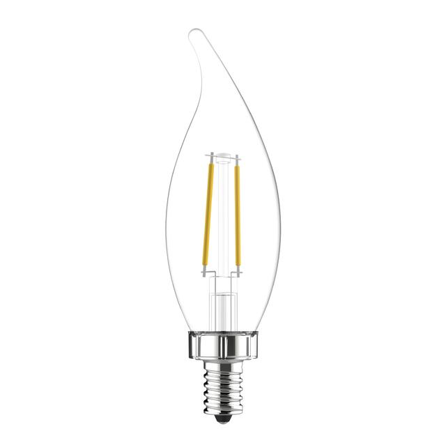 GE Reveal HD+ LED 40 Watt Replacement, Reveal, CA11 Deco - Candle Bulbs (3 Pack)