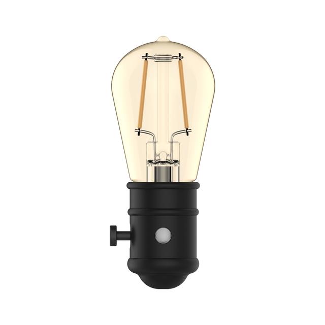 GE Night Light Vintage LED Warm Candlelight Decorative S14 Plug-in Fixture (1-Pack)