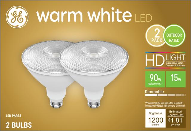 GE Classic LED 90 Watt Replacement Warm White PAR38 Outdoor