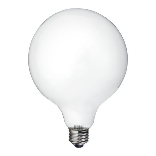 GE Relax HD LED 60 Watt Replacement, Soft White, G40 Vanity - Globe Bulb (1 Pack)