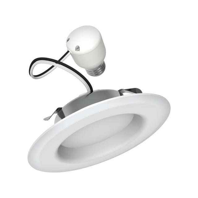 GE Refresh LED Recessed Downlight Fixtures, 65 Watt Replacement, 4-Inches, RS4 (1 Pack)