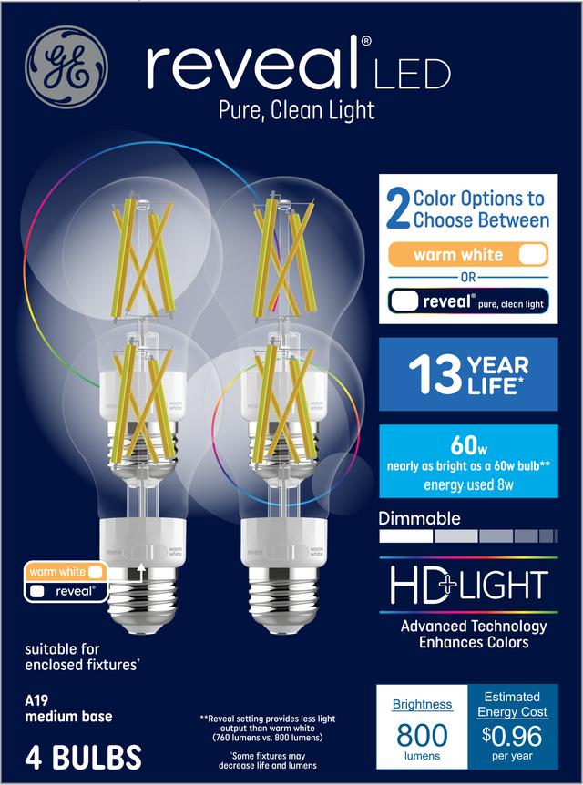 20-Watt Light Bulb - 3-pack - Blue