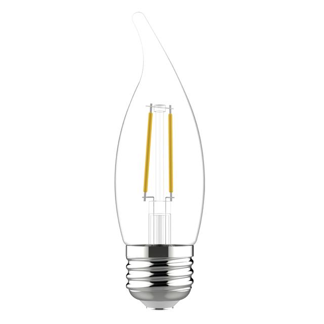 GE Relax HD LED 40 Watt Replacement, Soft White, CA11 Deco - Candle Bulbs (3 Pack)