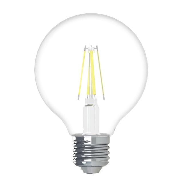 GE Refresh HD LED 60 Watt Replacement, Daylight, G25 Vanity - Globe Bulbs (2 Pack)