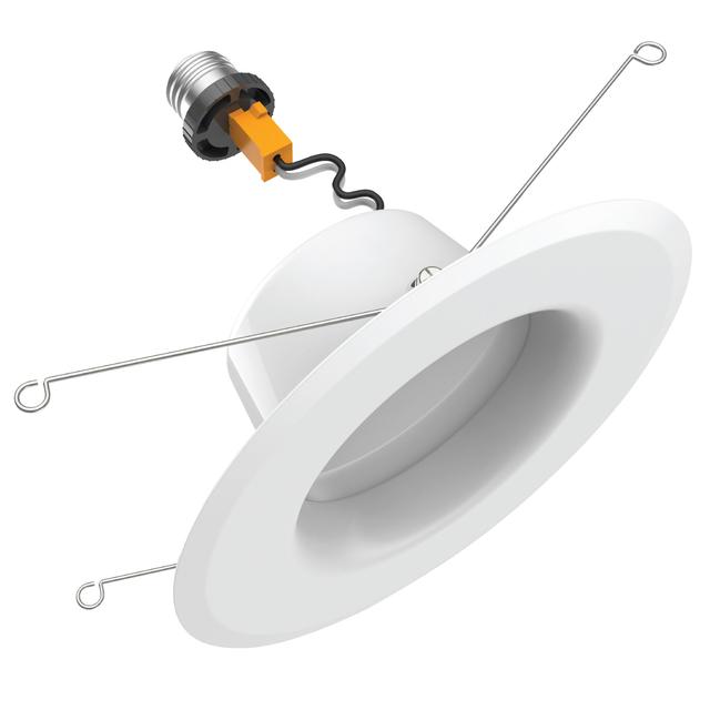 GE Reveal LED Recessed Downlight Fixture, 65 Watt Replacement, 6-Inches, RS6 (1 Pack)