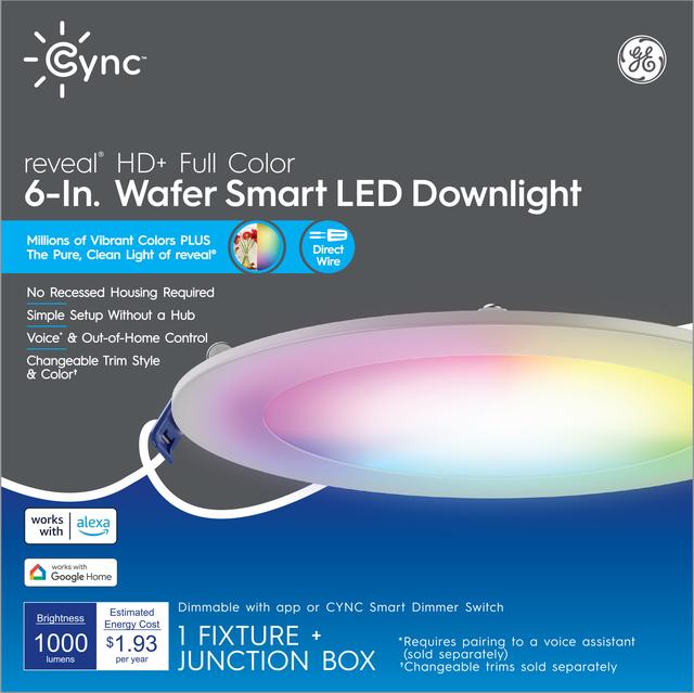 GE CYNC Full Color 6-in Wafer