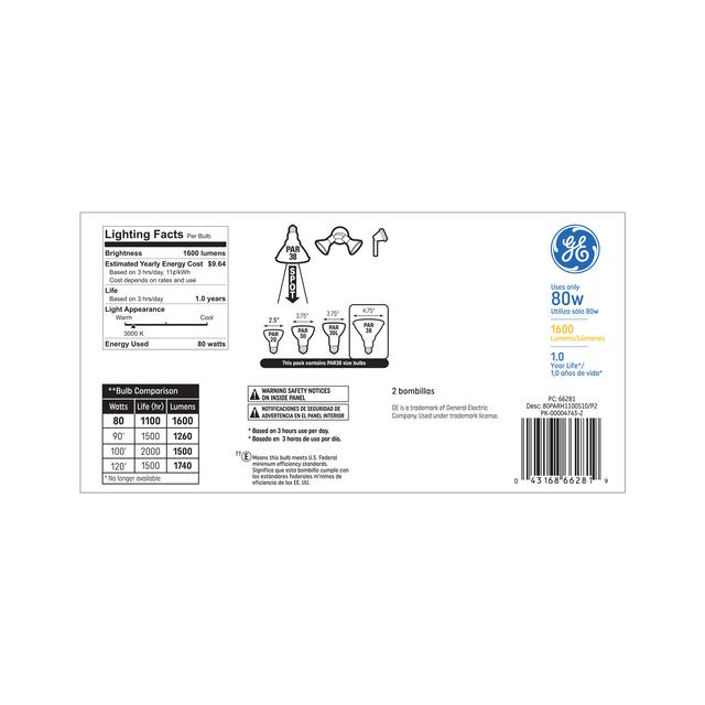 GE Classic LED 40 Watt Replacement, Soft White, A12 General Purpose Bulbs (3 Pack)