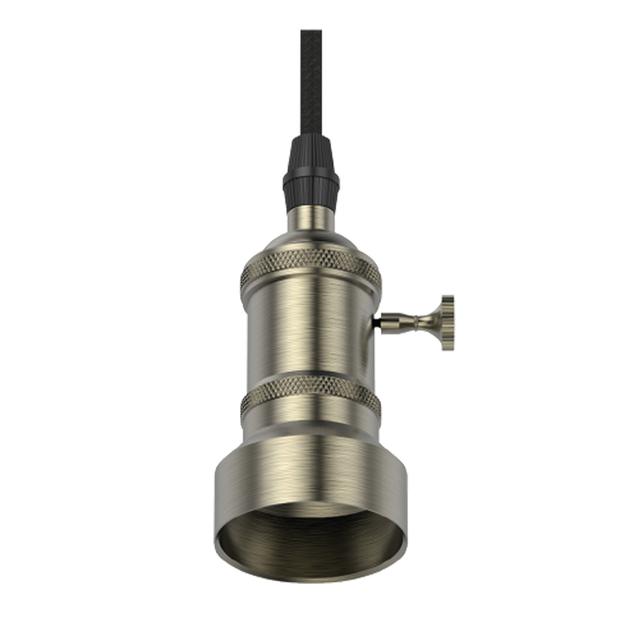 GE Vintage Style Gun Metal Pendant Fixture