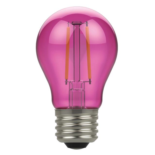 GE Classic LED 40 Watt Replacement, Pink Light, A15 Specialty Bulb (1 Pack)