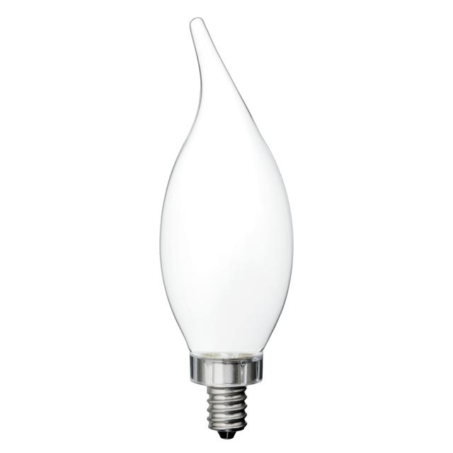 Product Image of GE Relax HD Soft White 60W Replacement LED Light Bulbs Decorative White Bent Tip Candelabra Base CAC