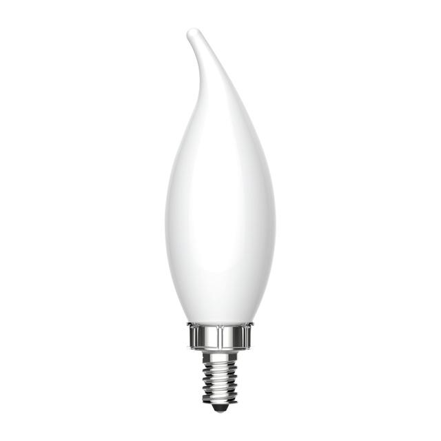 Auraglow 5w LED E27 Bougie Ampoule, Blanc Froid, 6000K, 470