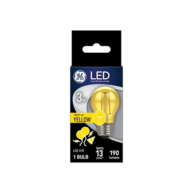 GE Classic LED 40 Watt Replacement, Yellow Light, A15 Specialty Bulb (1 Pack)