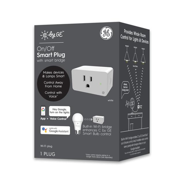 Front package of C by GE On/Off Smart Plug (1-Pack)