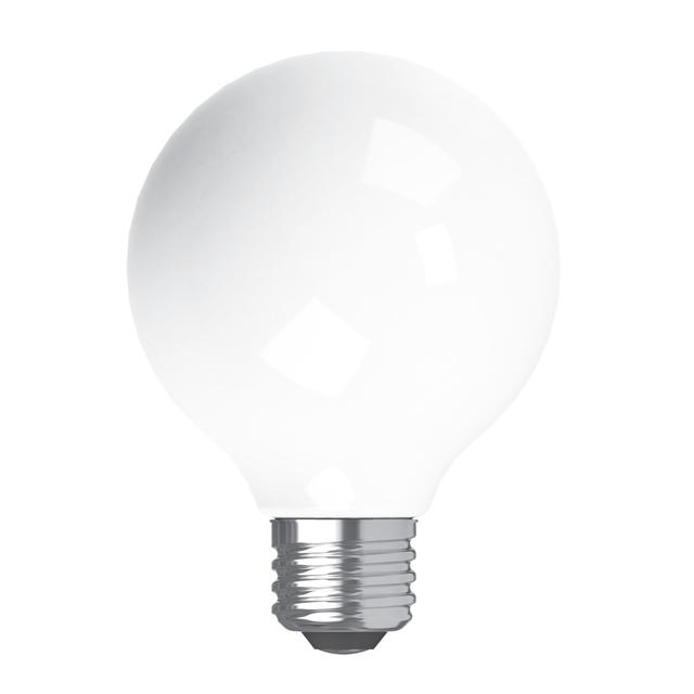 Product Image of GE Daylight 40W Replacement LED Light Bulbs Decorative Globe Medium Base White G25  (2-Pack)