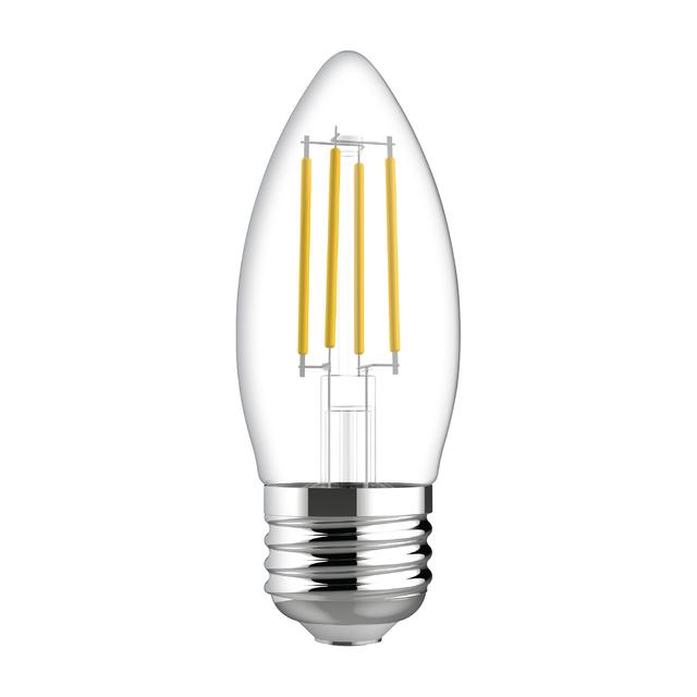GE Refresh HD LED 60 Watt Replacement, Cool Daylight, B11 Deco - Candle Bulbs (3 Pack)