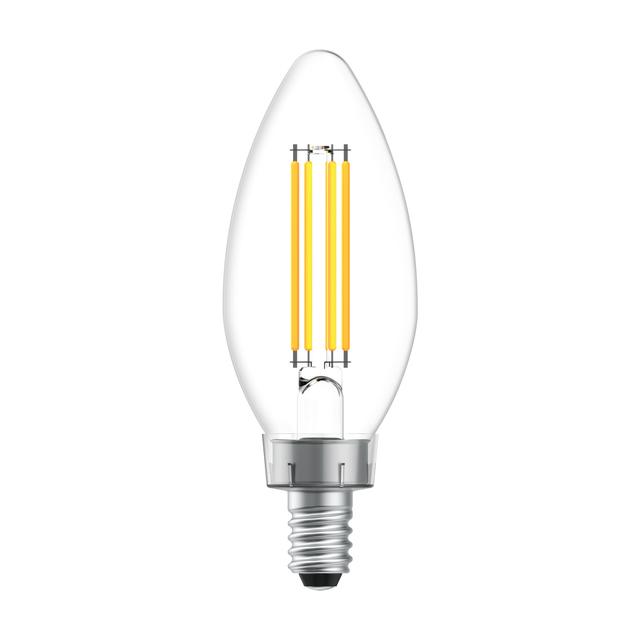 GE Classic LED 60 Watt Replacement, Daylight, B11 Deco - Candle Bulbs (6 Pack)