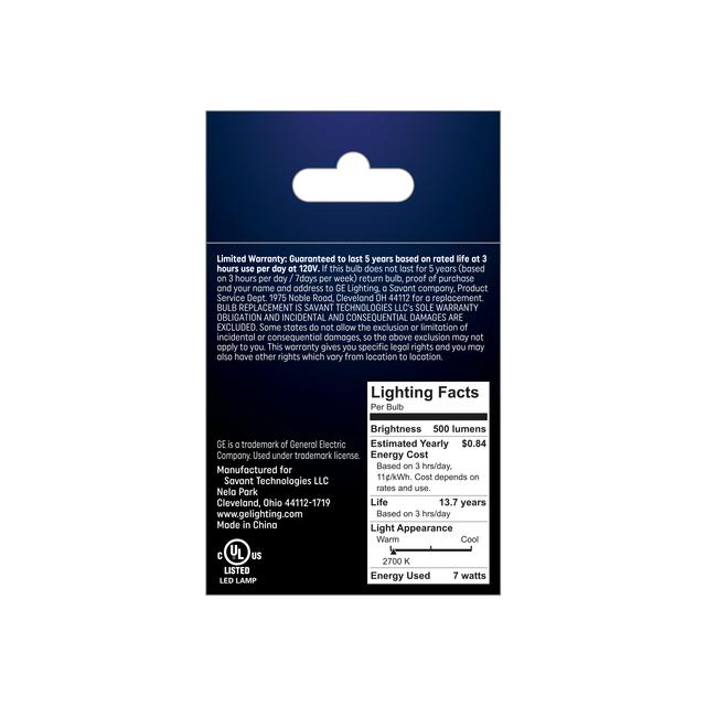 GE Classic/LED Core LED 50 Watt Replacement, Soft White, PAR20 Outdoor Floodlight Bulbs (1 Pack)