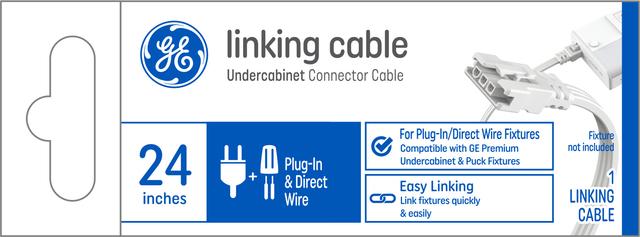 Front package of GE Plug-In & Direct Wire 24in Linking Cable (1-Pack)